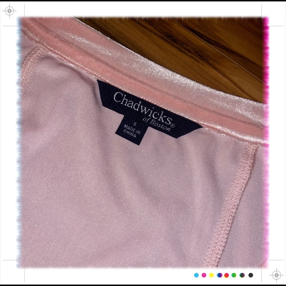 1990’s Pink Velvet Skater Dress Long Sleeved by Chadwick’s of Boston, Small‎